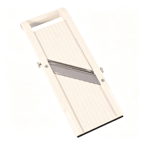 EXLEAF Super Slicer, with 4 Japanese Stainless Steel Blades Vegetable Slicer, Beige