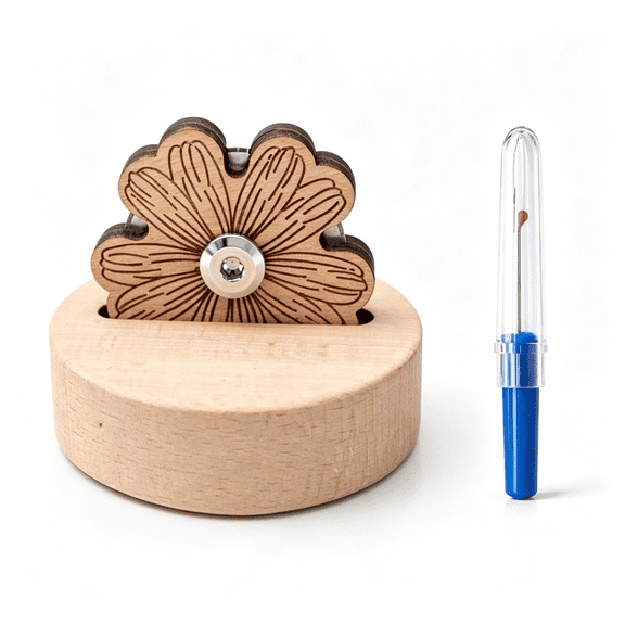 EXLEAF Thread Cutter for Sewing with Anti-Slip Stand,Yarn and Seam Cutter Tool,Blade Saver Snips for Fabric Craft Projects,Rotary Thread Snip Cutters