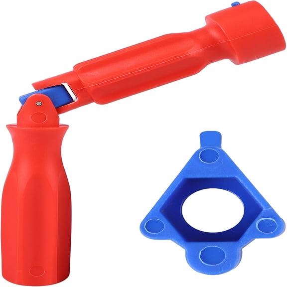 EXLEAF Toilet Seat Fitting Tool, 10/13/17mm Toilet Seat Repair Wrench, Professional Universal Plastic High-Strength Installation Tool