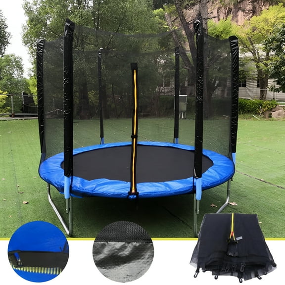 EXLEAF Trampoline Safety Net Replacement, Anti-UV PE Enclosure Fence for Outdoor Play, Child Protective Guard Netting for Backyard Garden, 120x90cm