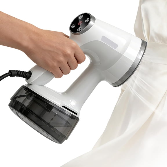 EXLEAF Vacuum Steamer for Clothes,3500Pa Powerful Suction Handheld Garment Steamer with 400Ml Tank,Steaming & Ironing 2-In-1 Clothing Steamer with Adjustable Suction & Auto Shut-Off
