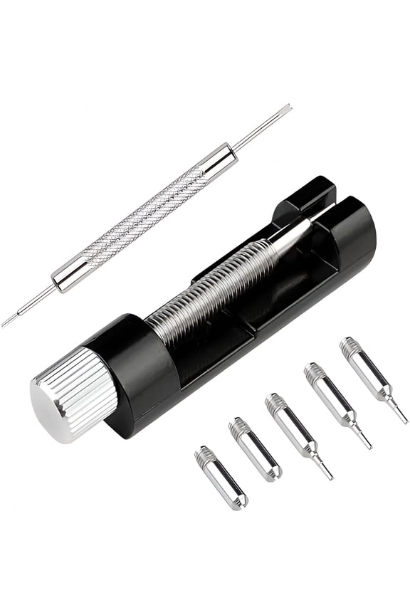 Watch Link Removal Kit,Tools to Adjust and Remove Bracelets,Pin Remover for Sizing Strap,Watch Band Adjustment Tool Kit with Extra Replacement