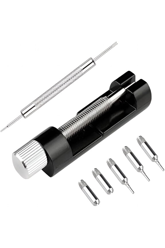 Watch Link Removal Kit,Tools to Adjust and Remove Bracelets,Pin Remover for Sizing Strap,Watch Band Adjustment Tool Kit with Extra Replacement