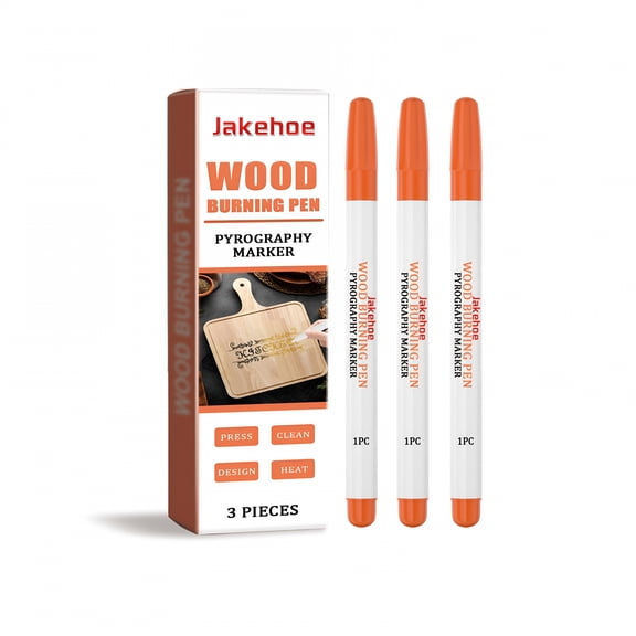 EXLEAF Wood Burning Art Marker for Creative Designs - Easy to Use,3 Pieces Wood Burning Pen