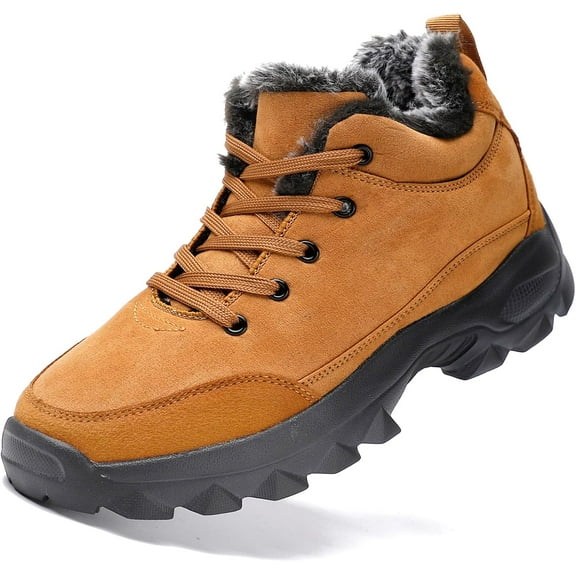 Men Snow Boots Outdoor Shoes For Male Thick Sole Sneakers for Men Winter Shoes Botines Tenis Keep Warm Fluff Mens Ankle Boots