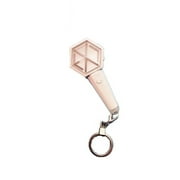EXO Lightstick Keychain, EXO Light Stick VER 3.0 Merch Merchandise Keyring Pendant Bag Accessories Gift Collection Built-in Battery