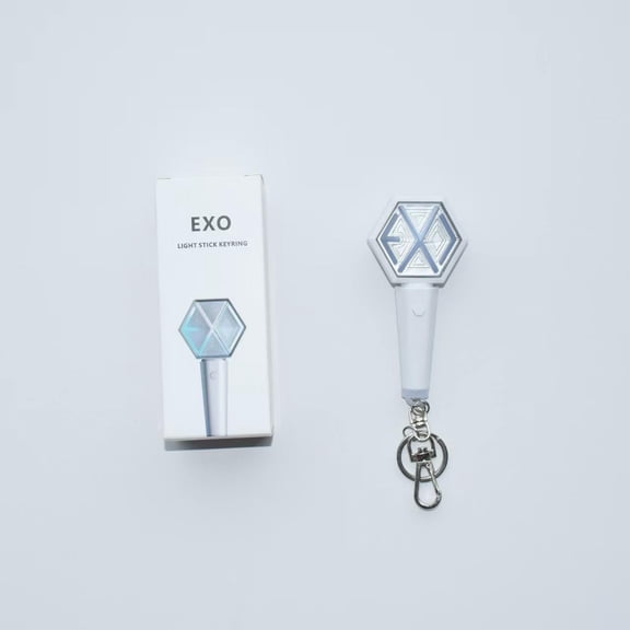 EXO Mini Glowing Lightstick Keychain
