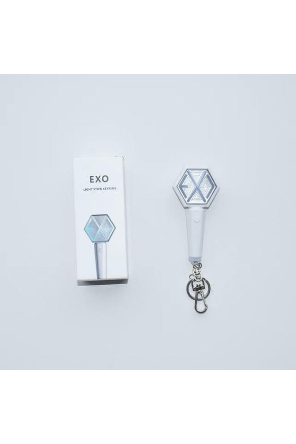 EXO Mini Glowing Lightstick Keychain