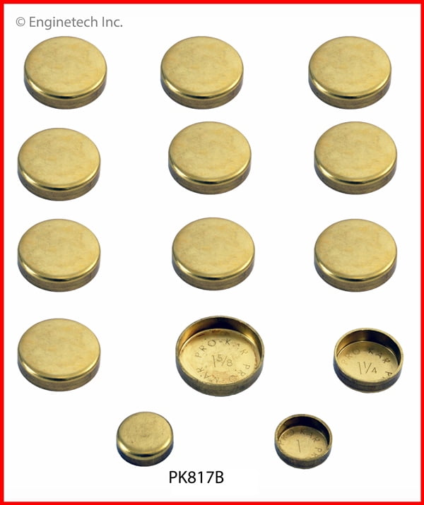 EXP PLUG KIT BRASS CHRY 8