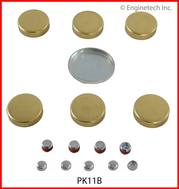 EXP PLUG KIT BRASS FORD 3
