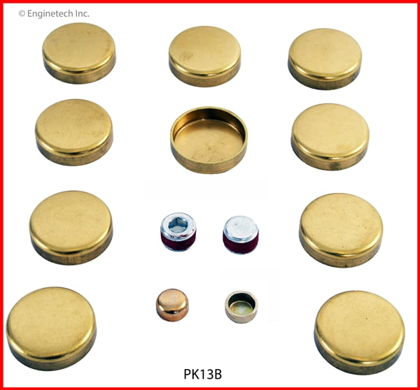 EXP PLUG KIT BRASS FORD 4