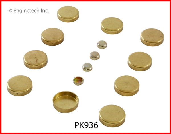 EXP PLUG KIT BRASS FORD 6