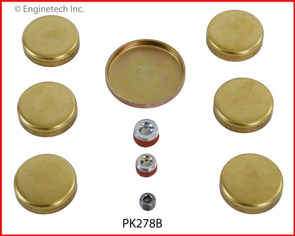 EXP PLUG KIT BRASS FORD M
