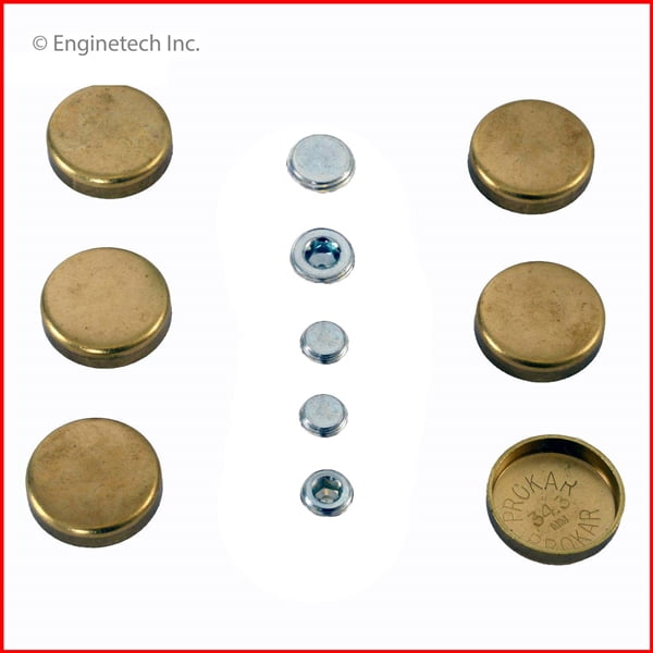 EXP PLUG KIT BRASS GM CHE
