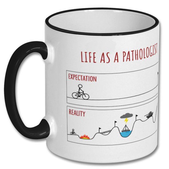 EXPECTATIONS VS REALITY pathologist funny gift, pathologist gift, pathologist mug, pathologist coffee mug, pathology mug, pathology gift