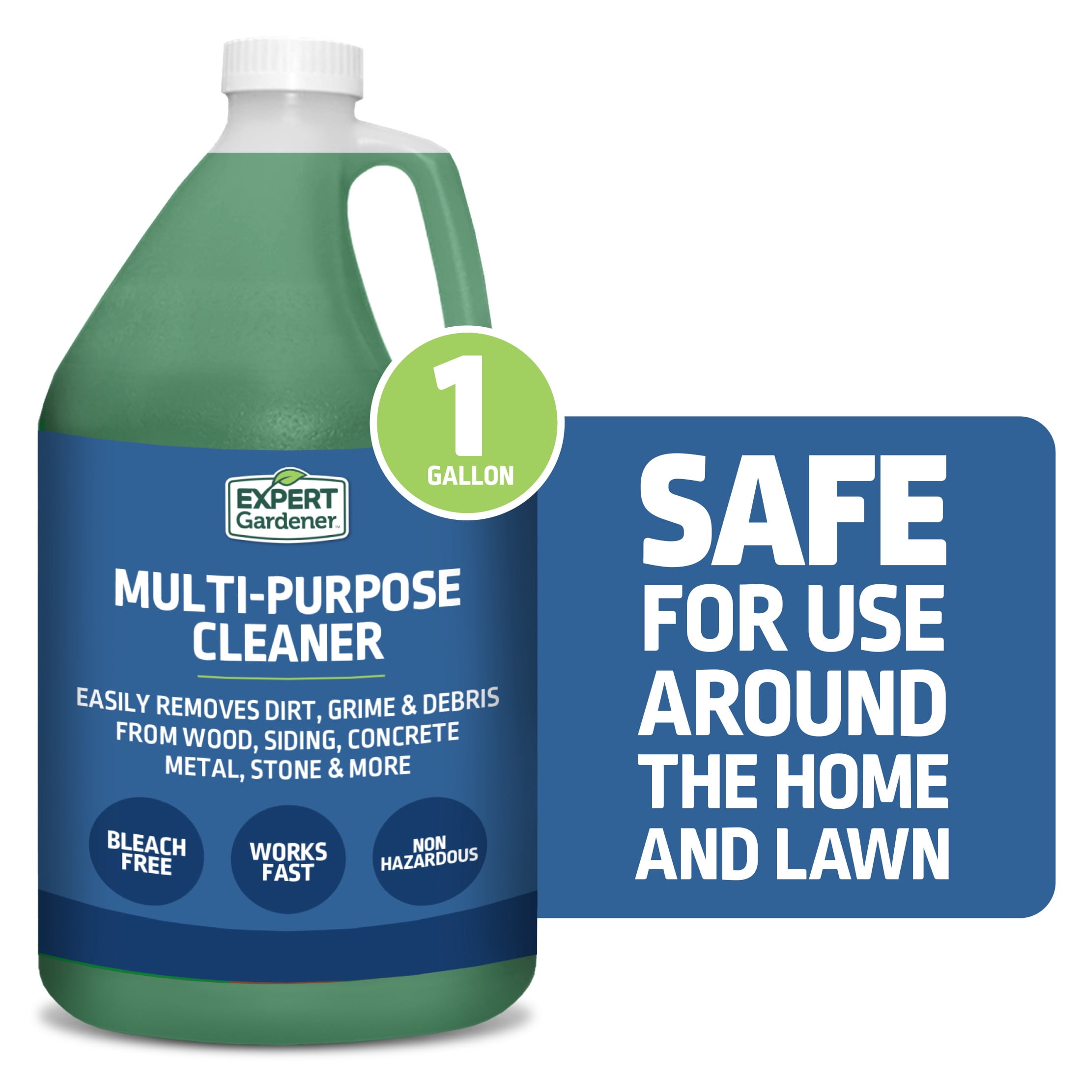 Expert Gardener Multi Purpose Cleaner, 1 Gallon Bottle, Bleach-Free, Fast-Acting