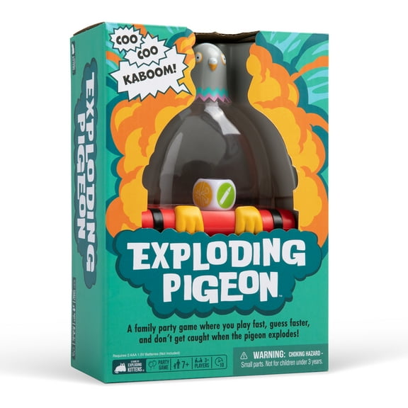 Exploding Kittens Presents Exploding Pigeon - A Fast, Funny Family Party Game Suitable for Ages 7+