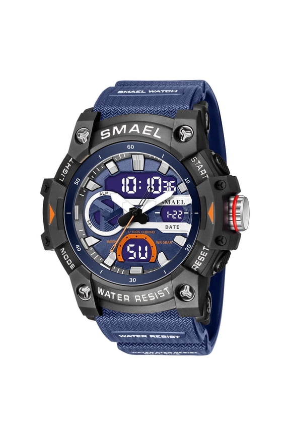 Cool Waterproof Digital Watch for Men Women Luminous Alarm Led Light Sport Electronic Watches