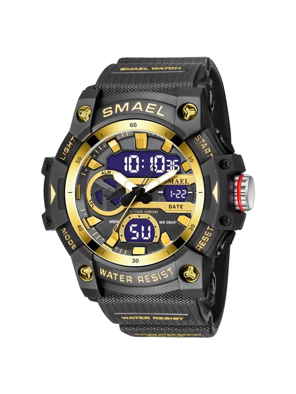 Cool Waterproof Digital Watch for Men Women Luminous Alarm Led Light Sport Electronic Watches