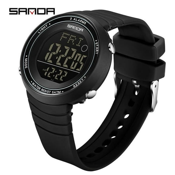 EXPLOJOY Digital Sport Watch – Waterproof, Luminous Display, Alarm & Countdown Timer