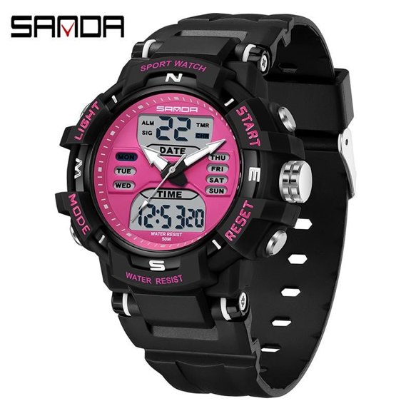 EXPLOJOY Digital Sport Watch – Waterproof, Luminous, Multifunctional, Fashion Design