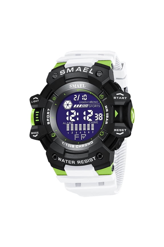 Electronic Wristwatch for Men – Waterproof Build, Oversized Dial, Chronograph, Night Visibility