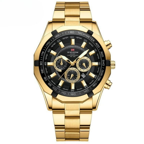 EXPLOJOY Elegant Business Watch – Quartz Movement, Waterproof Build & Glow Dial