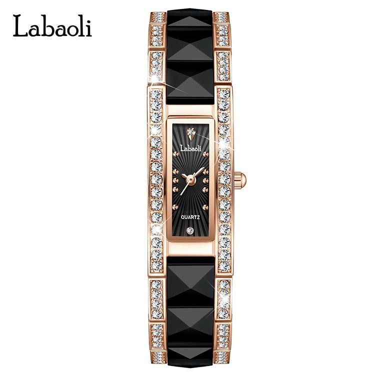 Explojoy Elegant Ladies Watch – Diamond Accents, Waterproof Design & Quartz Movement