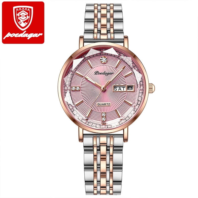 Explojoy Elegant Ladies Watch – Waterproof Design, Rose Gold  display picture 1