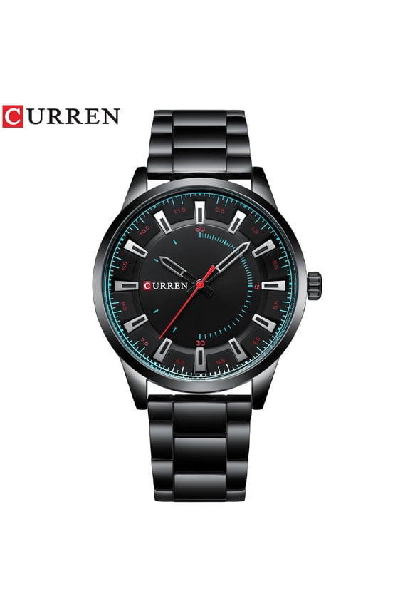 Elegant Men's Wristwatch – Minimalist Style, Alloy Case, Water Resistant
