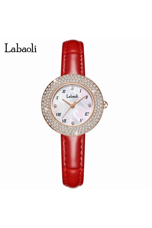 Elegant Women's Watch – Diamond Accents, Water Resistant, Timeless Style