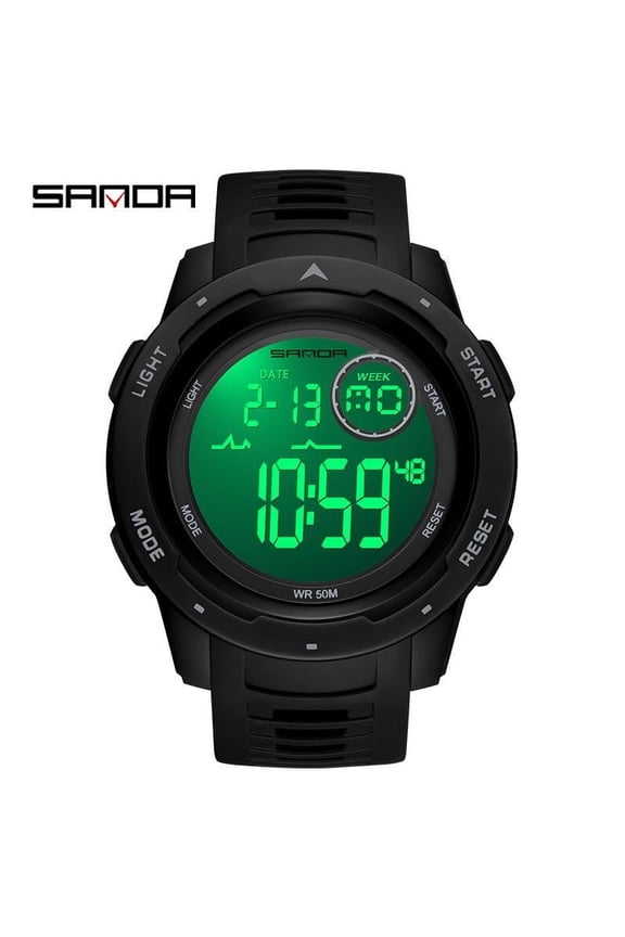Fashion Digital Watch – Waterproof Timepiece with Calendar and Backlight