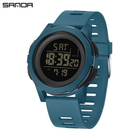 EXPLOJOY Fashion Digital Watch – Waterproof Timepiece with Calendar and Backlight