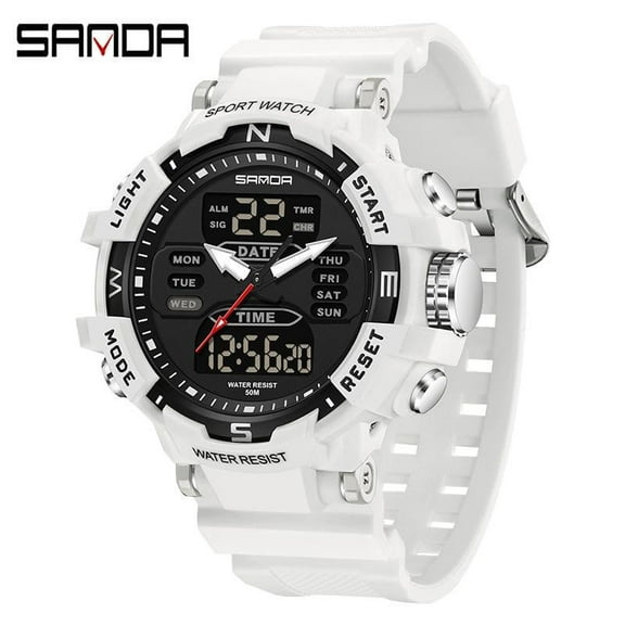 Explojoy Fashion Electronic Watch – Sport Functionality, Backlight, Alarm, Water Resistant