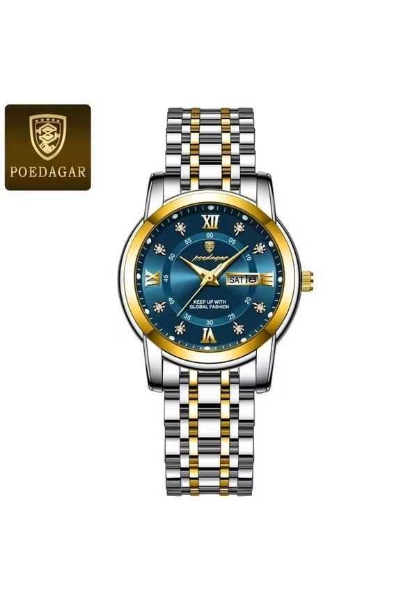 Fashion Luxury Ladies Watch Waterproof Luminous Analog Watch Quartz Stainless Steel Watches