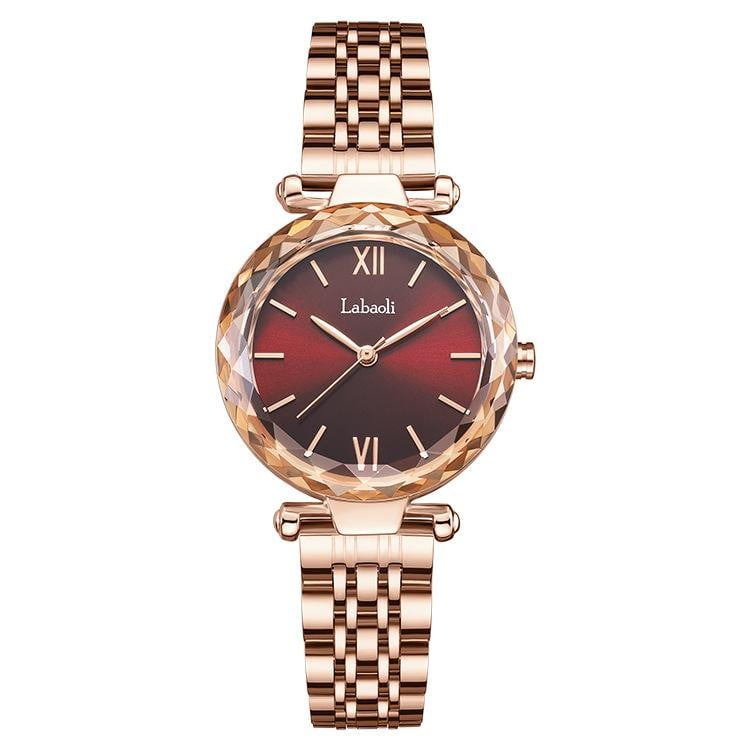 Explojoy Fashion Quartz Timepiece – Leather or Steel Band with Timeless Styling for Women