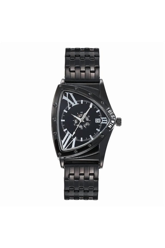 Fashion Stainless Steel Watch – Triangle Dial, Waterproof Build & Bold Styling