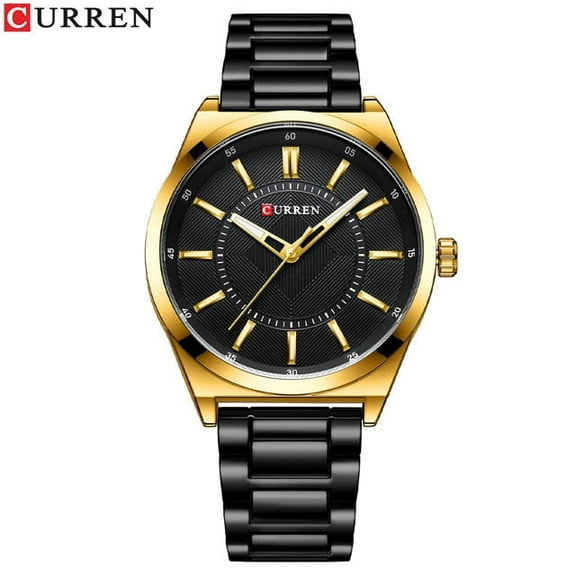 Explojoy Full Steel Quartz Watch for Men – Classic Design with Business Appeal