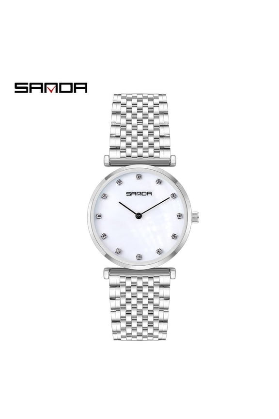 His and Hers Quartz Timepieces – Waterproof Build with Stylish Stainless Steel Finish