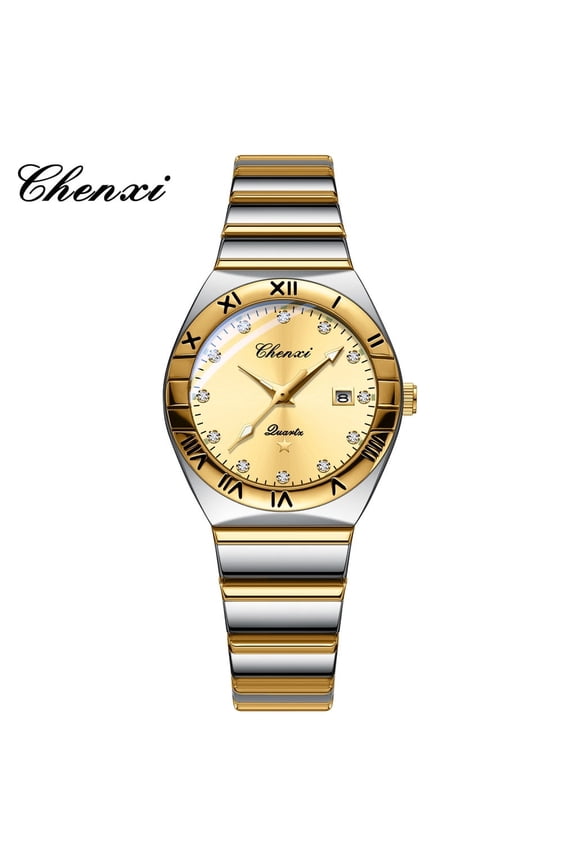 His and Hers Stainless Steel Watches – Sleek Design with Waterproof Feature