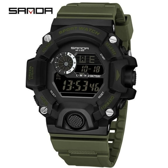 Explojoy Luminous Sports Watch with Alarm Clock and Rugged Outdoor Design
