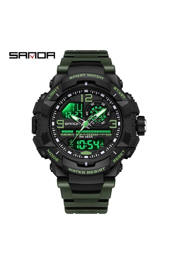 Luminous Waterproof Watch – Durable Electronic Design with Multiple Features