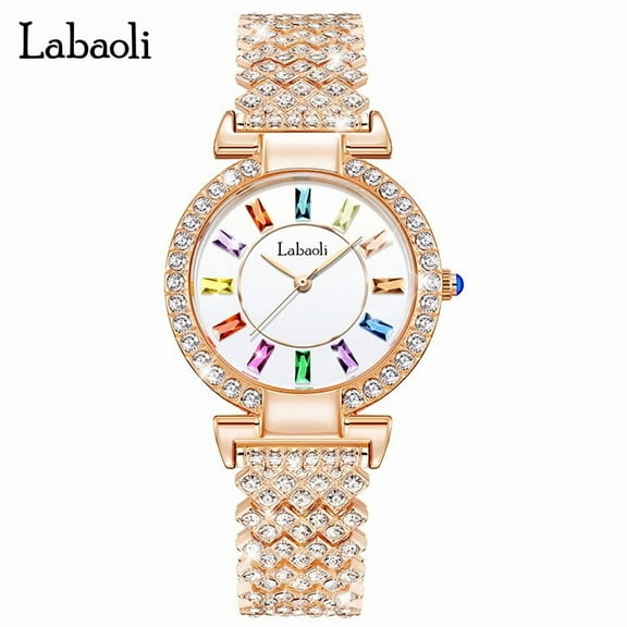 Explojoy Luxury Ladies Timepiece – Sparkling Dial, Quartz Movement, Water Resistant Build