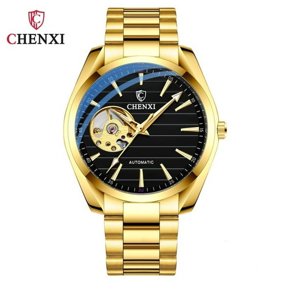 Explojoy Men's Automatic Mechanical Watch – Stainless Steel, Waterproof & Classic Design