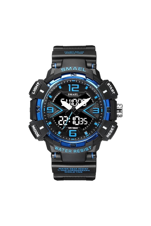 Men's Digital Sports Watch – Shock Resistant, Waterproof, Multifunctional Design