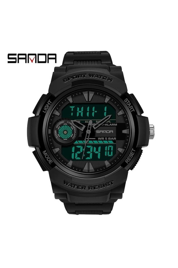 Men's Electronic Watch – LED Backlight, Waterproof, Multifunction, Youth Style