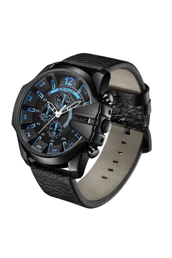 Men's Luxury Leather Watch – Fashion Quartz Wristwatch for Gifts & Daily Wear