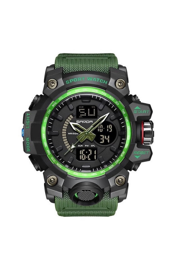 Men's Luxury Military Sports Watch – Quartz Wristwatch with 50M Waterproof & Tactical Design