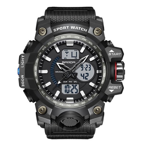 Explojoy Men's Luxury Military Sports Watch – Quartz Wristwatch with 50M Waterproof & Tactical Design