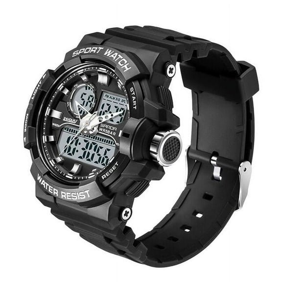 Explojoy Men's Luxury Military Watch – 50M Waterproof Quartz Wristwatch for Outdoor & Casual Wear